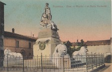 RAVENNA MONUMENTO AI MARTIRI VIAGGIATA 1920 ED. LAVAGNA
