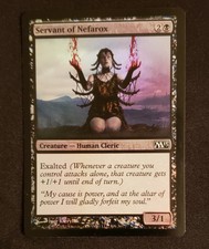Servant Of Nefarox NM FOIL M13 Edition Magic The Gathering MTG 2012