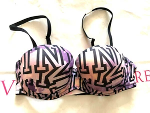 Sujetador Push-up Multiway Victoria's Secret Rosa Wear Everywhere Sujetador Push-up Lila Mármol Logotipo  - Imagen 1 de 2