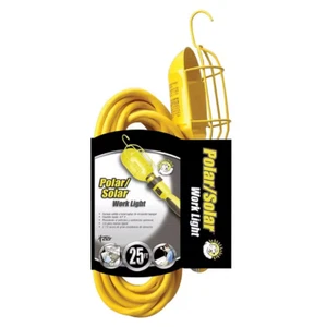 100-watt 25 ft. 14/3 sjeow incandescent guarded portable trouble work light wi - Picture 1 of 12