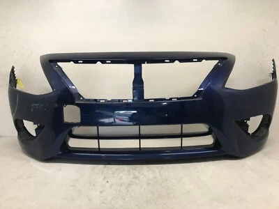 Cubierta de parachoques delantero azul Nissan Versa 2015-2018 62022-9KM0H OEM Foto 1 de 4