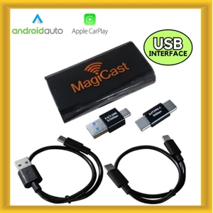 Power Acoustik MagiCast MC-1 Wireless CarPlay / Android Auto USB Interface - Picture 1 of 3