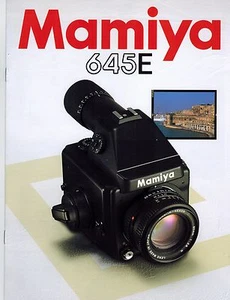 MAMIYA 645 E SYSTEM CATALOG/BROCHURE(ORIGINAL PRINT JAPAN/not copies) - Picture 1 of 1