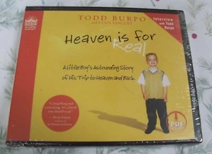 New Sealed Heaven is for Real Audiobook Near Death Experience NDE 4 CDS - Picture 1 of 2