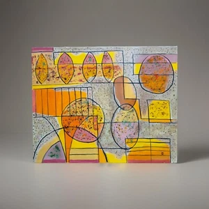 LISTED ARTIST painting ABSTRACT modernist EXPRESSIONISM fine art Dr. B. Gross - Picture 1 of 10