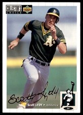 1994 Collector's Choice Silver Signature Scott Lydy Oakland Athletics #180