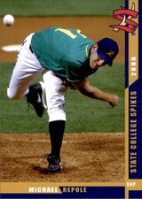2006 State College Spikes Grandstand 3 Michael Repole Birmingham Alabama AL Card