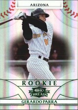2008 (D-BACKS) Donruss Threads Century Proof Green #150 Gerardo Parra /250