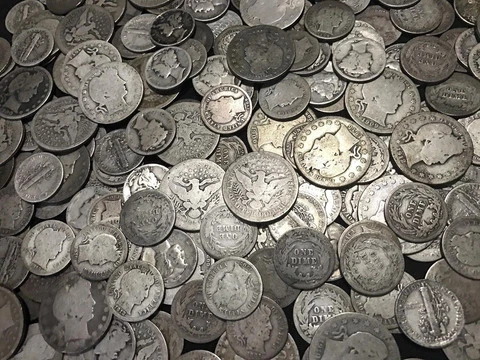 ✯ SILVER Old U.S. Coin Lots ✯ Mercury & Barber Dime Barber Quarter ✯ Estate Sale Cover
