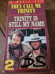 They Call Me Trinity And Trinity Is Still My Name 2 VHS Movie Set 1994 - Picture 1 of 3