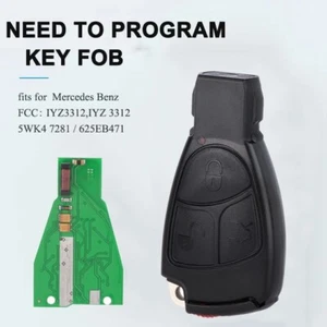 IYZ 3312 Smart Remote Key Fob 3 Button 433Mhz for Mercedes Benz W169 W202 W203 - Picture 1 of 7