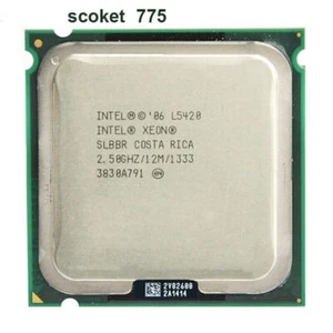 Intel Xeon L5420 2.5GHz 4 Cores 12M 1333Mhz SLBBR LGA775 CPU Processor - Picture 1 of 4