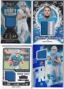 2023 Sam LaPorta 27 Card JERSEY PATCH RC Optic Silver Select Die-Cut Prizm ++ - Picture 1 of 6