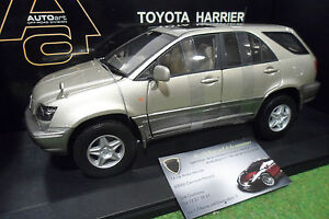 TOYOTA  HARRIER bronze au 1/18 AUTOart 70036 voiture 4X4 miniature de collection