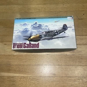 Hasegawa Messerschmitt Bf109E Galland J4 09004 1/48 Plane Model Kit New In Box - Picture 1 of 2