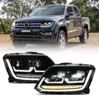 LED Headlight For VW Amarok 2010-2021 2022 with DRL Sequential Turn Headlight