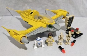 Vintage Lego Star Wars Set #7141 Naboo Fighter Complete No Box Or Manual