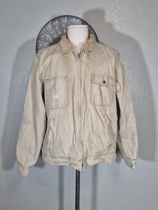 American Eagle AEO Khaki Canvas Feldjacke Barn Chore Cordkragen Gr. L - Bild 1 von 6