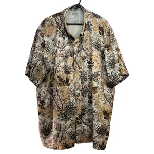 GameGuard Desert Camo Shirt Men's 4XL Microfiber UPF 50+ Vented S/S Button Front - Picture 1 of 3