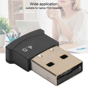 Wireless BT 4.0 Adapter Dongle USB For Laptop PDA Headset Dual Mode Transmis NEW - Afbeelding 1 van 12