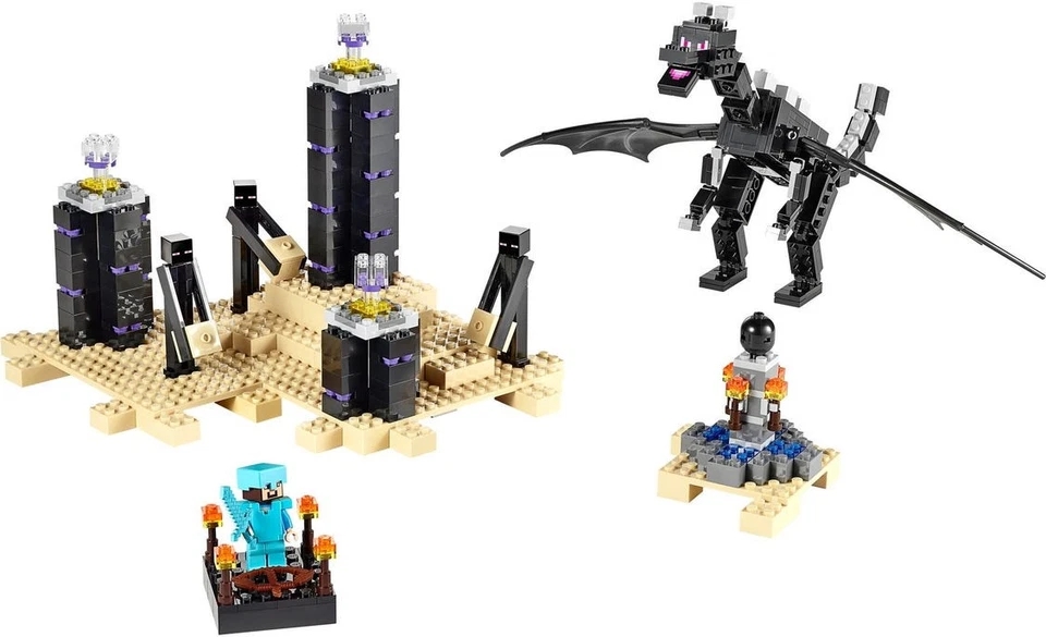 Unbuilt Lego MINECRAFT ：The Ender Dragon (21117) With 634 Pcs. MOC Brick - Image 1 of 1