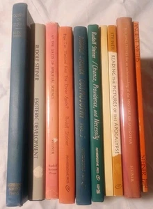 Rudolf Steiner (10) Book Lot | Occult Esoteric Mystery Philosophy - Foto 1 di 23