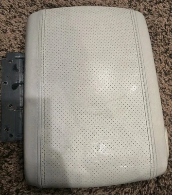 Cadillac Escalade 2001-2006 consola central tapa reposabrazos cuero beige OEM Foto 1 de 4