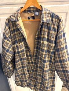 World Island Franela Chaqueta Hombre XXL Forrada Camisa Chaqueta Exterior Envío Gratis - Imagen 1 de 7