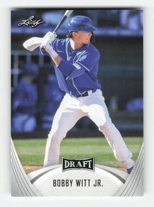 2021 Leaf Draft #02 Bobby Witt Jr. Near Mint or Better - Bild 1 von 2