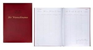 Idena Wochenkalender Big Sidney 2020 mit Gravur / Buchkalender / Farbe: rot - Bild 1 von 1