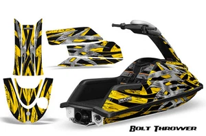 YAMAHA SUPERJET JET SKI CREATORX GRAPHICS KIT JETSKI DECALS BOLT THROWER YELLOW - Picture 1 of 1