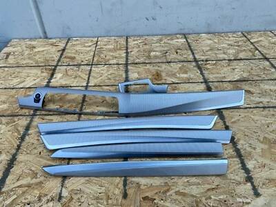 JUEGO MOLDURAS INTERIORES ALUMINIO PLATA BMW F10 550I 528I 535I M5 (11-16) OEM Foto 1 de 4