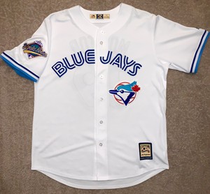 old school blue jays jersey