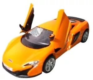 McLaren 650S Diecast Model Car 1:32 Scale Orange Collectible Toy With Opening Do - Picture 1 of 7