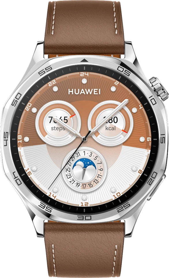 Huawei Watch GT 5 46mm Braun AMOLED 1,43 "Wasserdicht 50m 5ATM Von FedEx - Bild 1 von 3