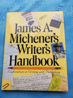 James A. Michener's Writer's Handbook 1992 First Edition Hardcover How To Write Foto 1 de 3