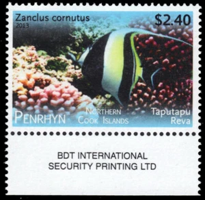 PENRHYN ISLAND 527 - Maurisches Idol "Zanclus cornutus" (pb86208) - Bild 1 von 1