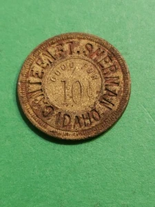 Ultra seltene Coeur D'Alene Idaho Fort Sherman Kantine Medaille Fort 1900 geschlossen - Bild 1 von 2