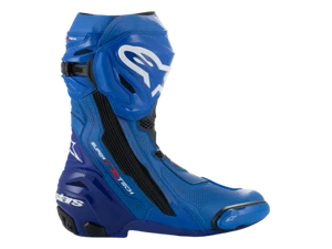 Alpinestars Supertech R Vented Boots (Blue/Black) - Picture 1 of 5