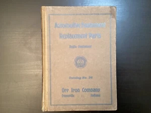 Vtg Orr Iron Company Catalog 26 Automotive Radio Equipment Hardware Parts - Picture 1 of 21