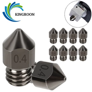 10X MK8 Extruder Gehärteter Stahl Düse für CR-10 Ender 3 V2 Ender 3 Pro Prusa I3 - Bild 1 von 7