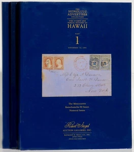 Stamps postal history Hawaii 3 books Honolulu Advertister collection prices paid - Picture 1 of 4