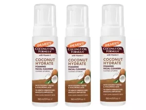 3 X Palmers Detergente Viso Schiumogeno Idrato al Cocco con Vitamina E 150ml. - Foto 1 di 6