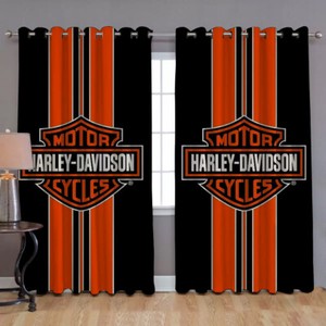 harley davidson curtains