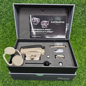 Sig Sauer #SOR44002 ROMEO4XT-PRO 20mm Micro Red 2 MOA Ballistic Circle Dot, FDE - Picture 1 of 4