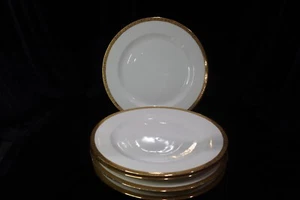 HUTSCHENREUTHER SELB LHS BAYERN 18 KARAT GOLDBAND 6 SPEISETELLER 10 1/8" BREIT - Bild 1 von 8