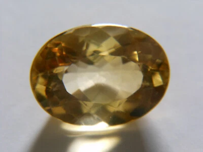Citrine Large Bright Flash Oval Cut 8.58 cts, USA 20 Year Vendor, German - Image 1 of 4