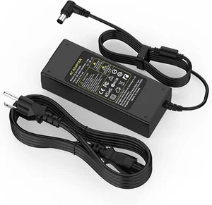 Cable Cargador Alimentación 19V Para LG 32" 27" 24" 23" 22" 20" 19" LCD LED HD TV Monitor - Imagen 1 de 10