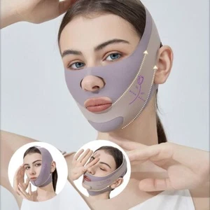 V Shaped Face Sculpting Sleep Mask Breathable V Line Shaping Mask for Woman - Picture 1 of 12