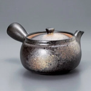 Mina Ware Kyusu Japonesa Tetera Verde Negro Bizen Estilo 350ml Japón - Imagen 1 de 2